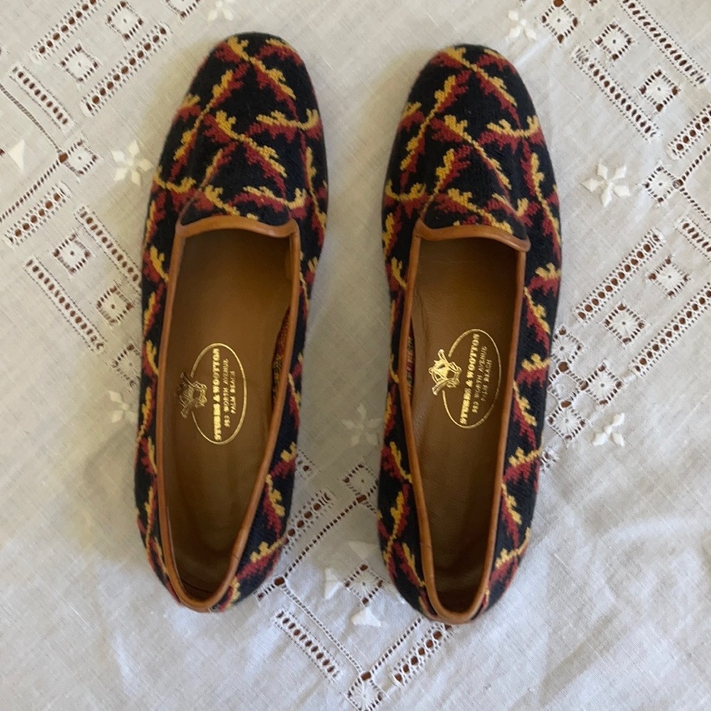 Stubbs and Wooton women’s size 7 loafers - Picture 2 of 8